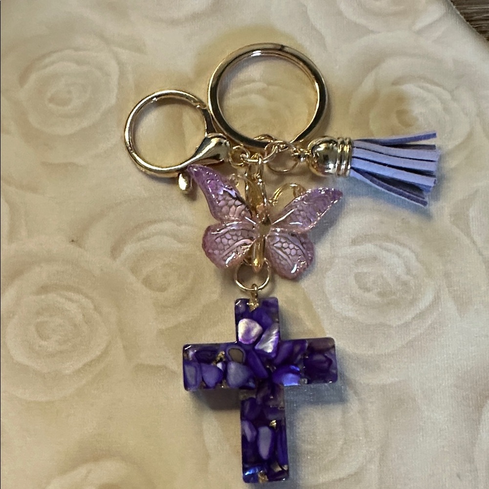 Key Chain Holder with Tassel New